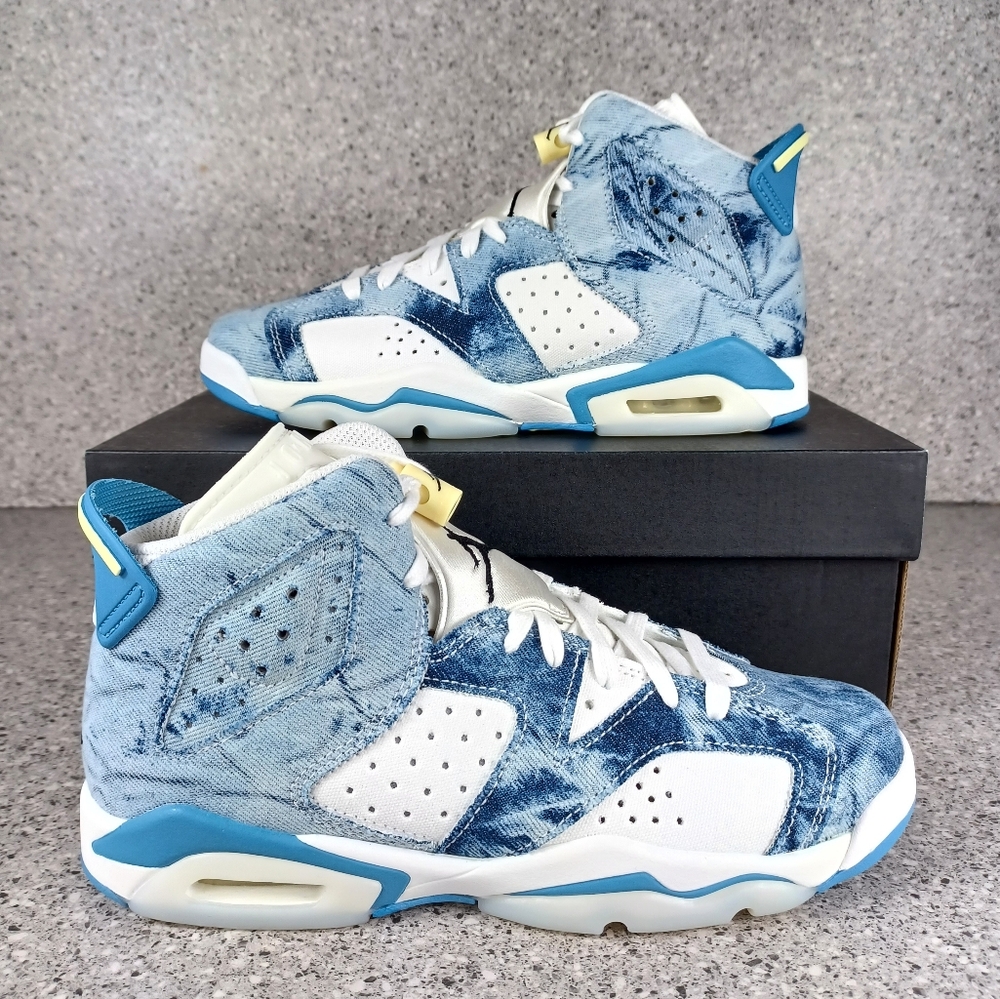 Nike Air Jordan 6 Retro Washed Denim (2022) Sneakers Shoes